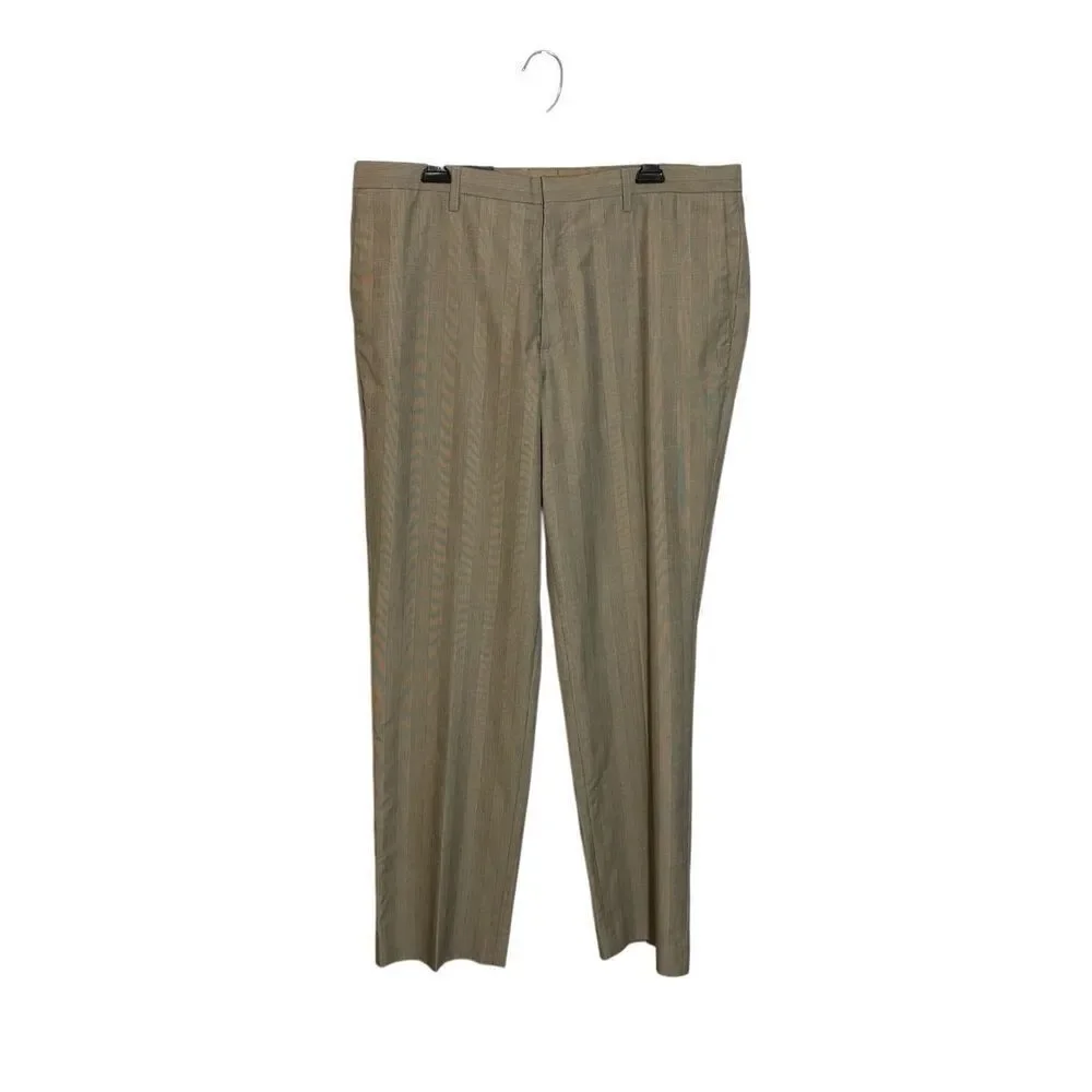 NWT Banana Republic Non-Iron tan cotton Slim Fit pants - 36x32